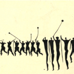 Science Art: “Fig 44: Painting of a Bantu Wedding Dance” from <em>The Pre-Historic Period in South Africa</em>, 1910 Science Art: “Fig 44: Painting of a Bantu Wedding Dance” from <em>The Pre-Historic Period in South Africa</em>, 1910