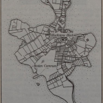 Science Art: <i>Seventeenth Century Sites Examined by Archaeologists</i>, from <i>The Archaeology of Boston</i> pamphlet, Science Art: <i>Seventeenth Century Sites Examined by Archaeologists</i>, from <i>The Archaeology of Boston</i> pamphlet,