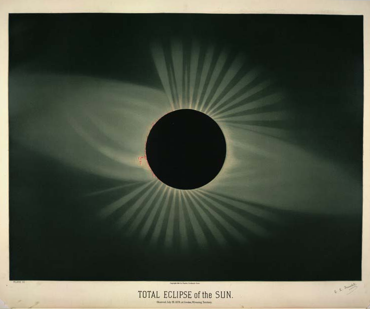 Total Eclipse of the Sun, Observed July 29, 1878 at Creston, Wyoming Territory, 1881-1882
