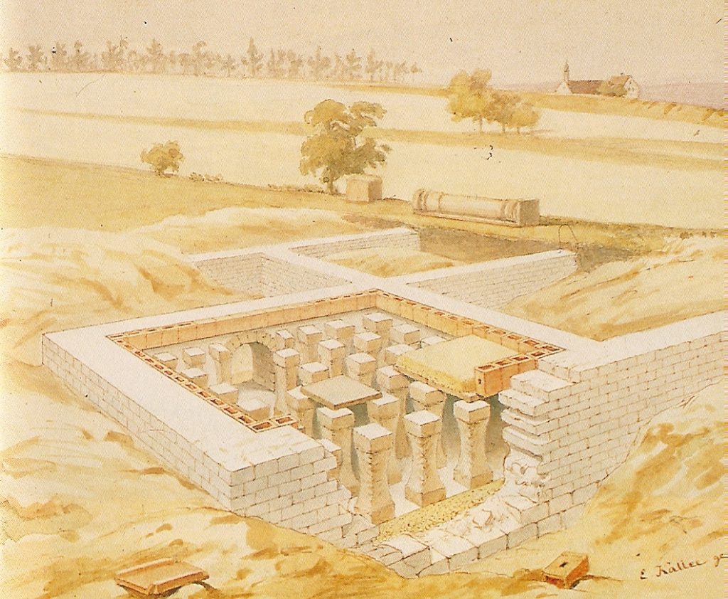 Roman central heating