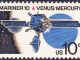 scientific illustration of Mariner 10 for a 10c stamp