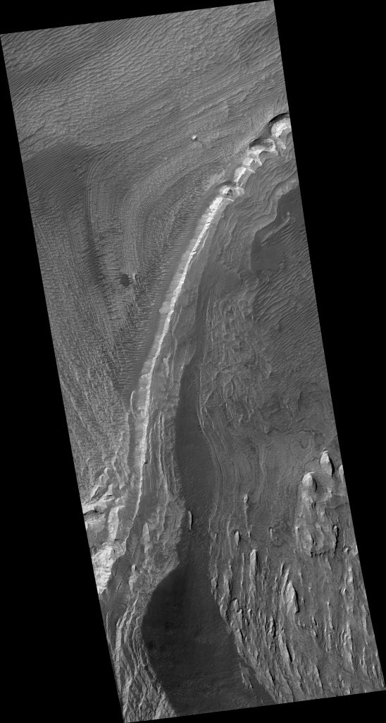 A stereoscopic image of Mars. Or half of a stereo image, at least.