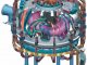 Scientific illustration of a fusion reactor, more efficient (and smaller) than a tokamak