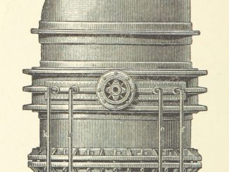 A scientific illustration of a water-cooling device
