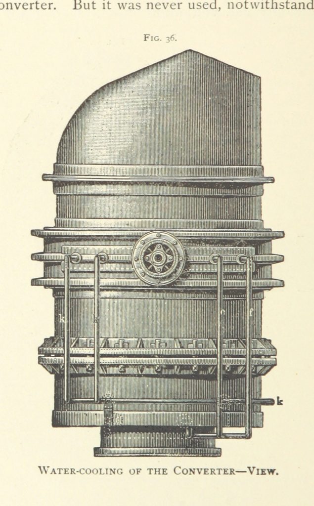A scientific illustration of a water-cooling device