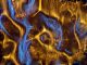 scientific illustration of metal under a microscope