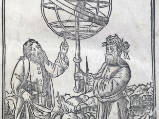Scientific illustration of astronomical equiment in the Renaissance.