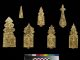 Scientific illustration of ancient Roman gold plaques.