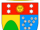 Scientific illustration in heraldry; the coat of arms of the Marquis d'Oró, showing a chemical diagram in the lower sinister quarter.