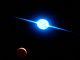 Scientific illustration of a star spinning