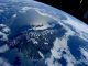Scientific illustration of the Earth in the form of a photograph of New Zealand by the International Space Station's Samantha Cristoforetti.