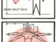 Scientific Illustration of human forms using electronic displays, from the 1960s, based on drawings by industrial designer Walter Koch.