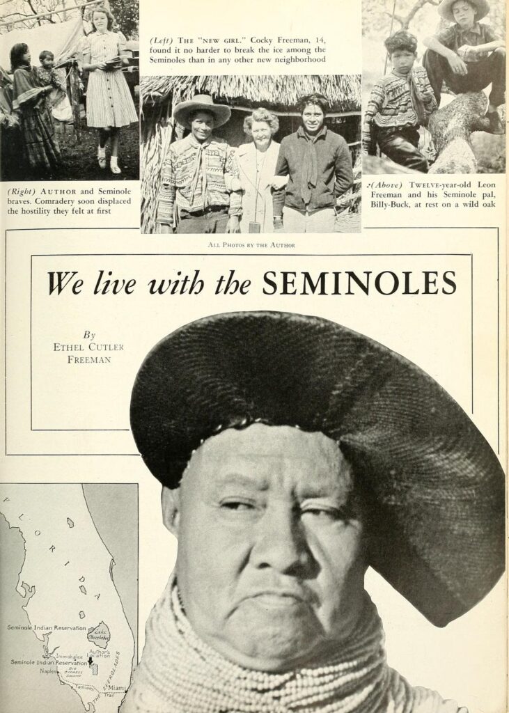 Science Art: <i>We Live With the Seminoles</i> opener, 1942