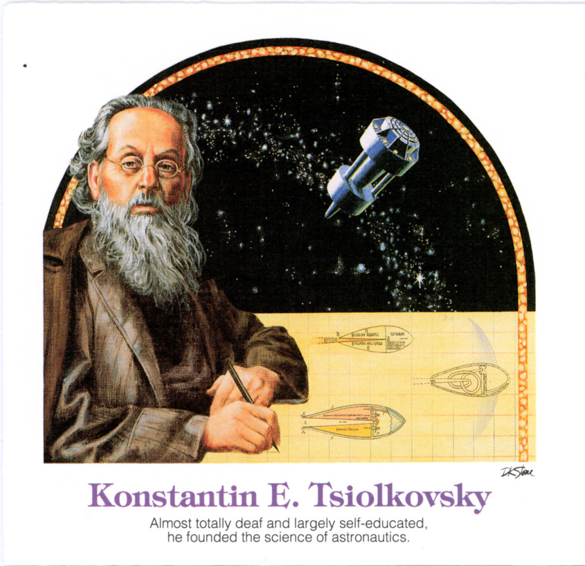 Science Art: <i>Konstantin E. Tsiolkovsky</i>, by David K. Stone.