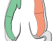 Scientific illustration of the heart as a simple diagram of a muscle around an empty space, the valve between ventricle and atrium opening like a flower blooming.