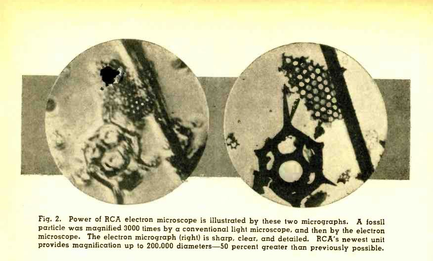 Science Art: <i>Power of RCA Electron Microscope</i>, May 1955